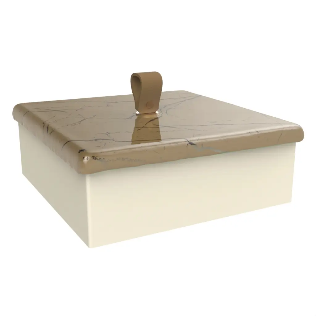 Cloche Food Cover in Olive Gray - Welcome Amenities - 3/4 View