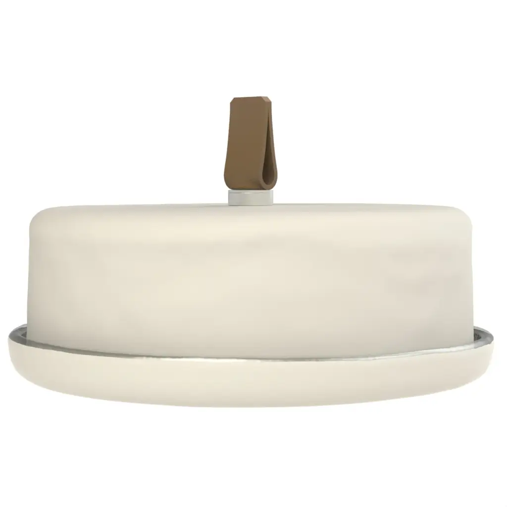 Cloche Food Cover in Birch White - Welcome Amenities - 3/4 View