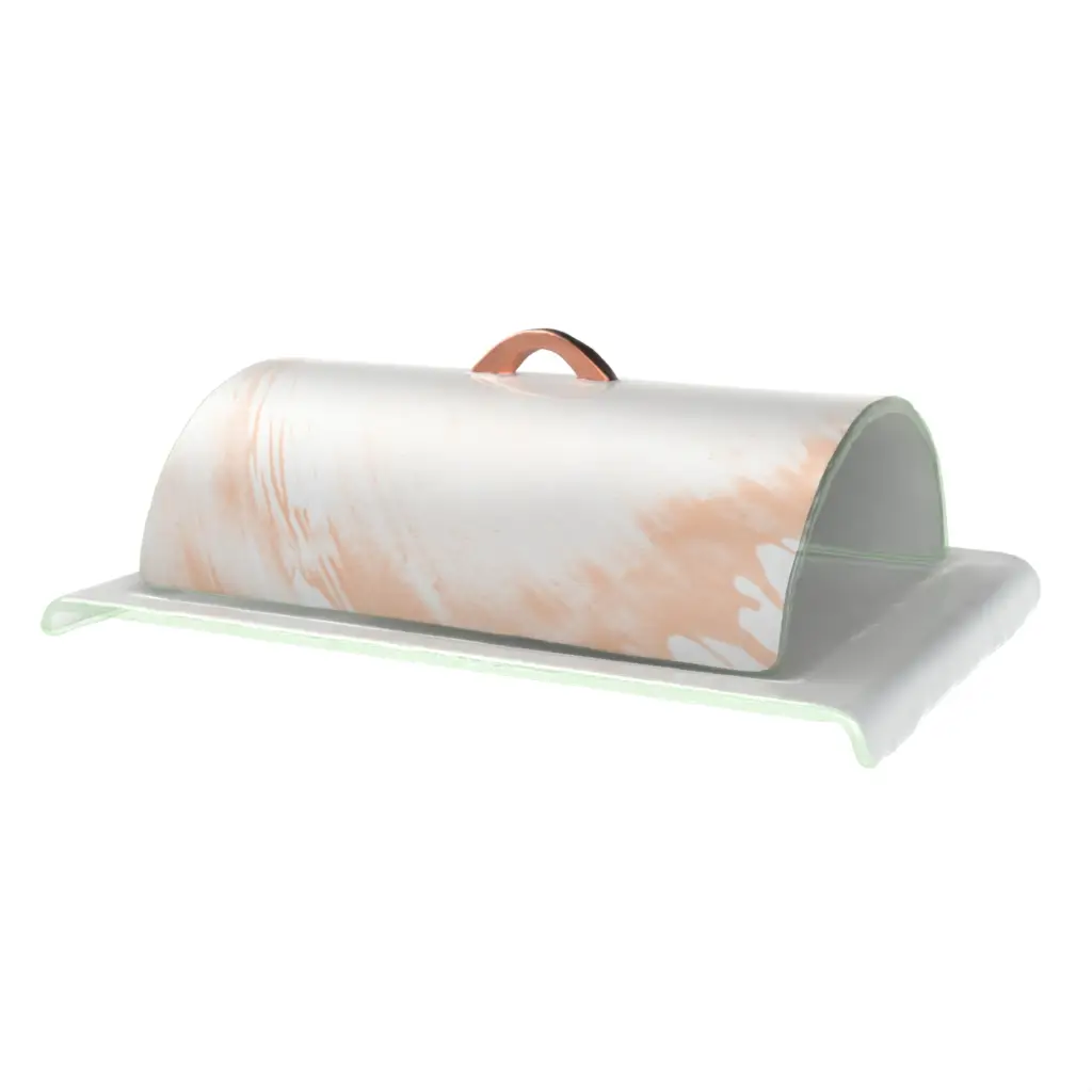 Cloche Food Cover in Light Silver Gray - Welcome Amenities - 3/4 View