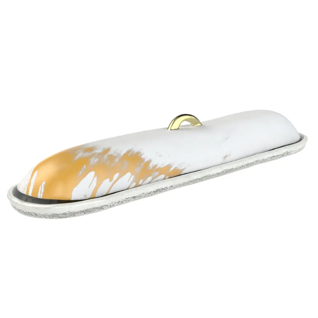 Cloche Plate Cover in Milk White - Welcome Amenities - 3/4 View