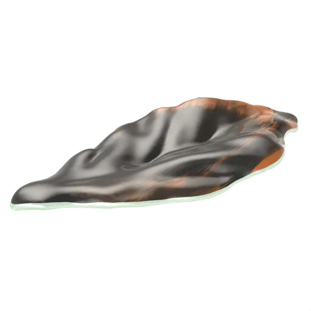 Decorative Accent Tray in Dark Gray - Hotel Room Decor - 3/4 View