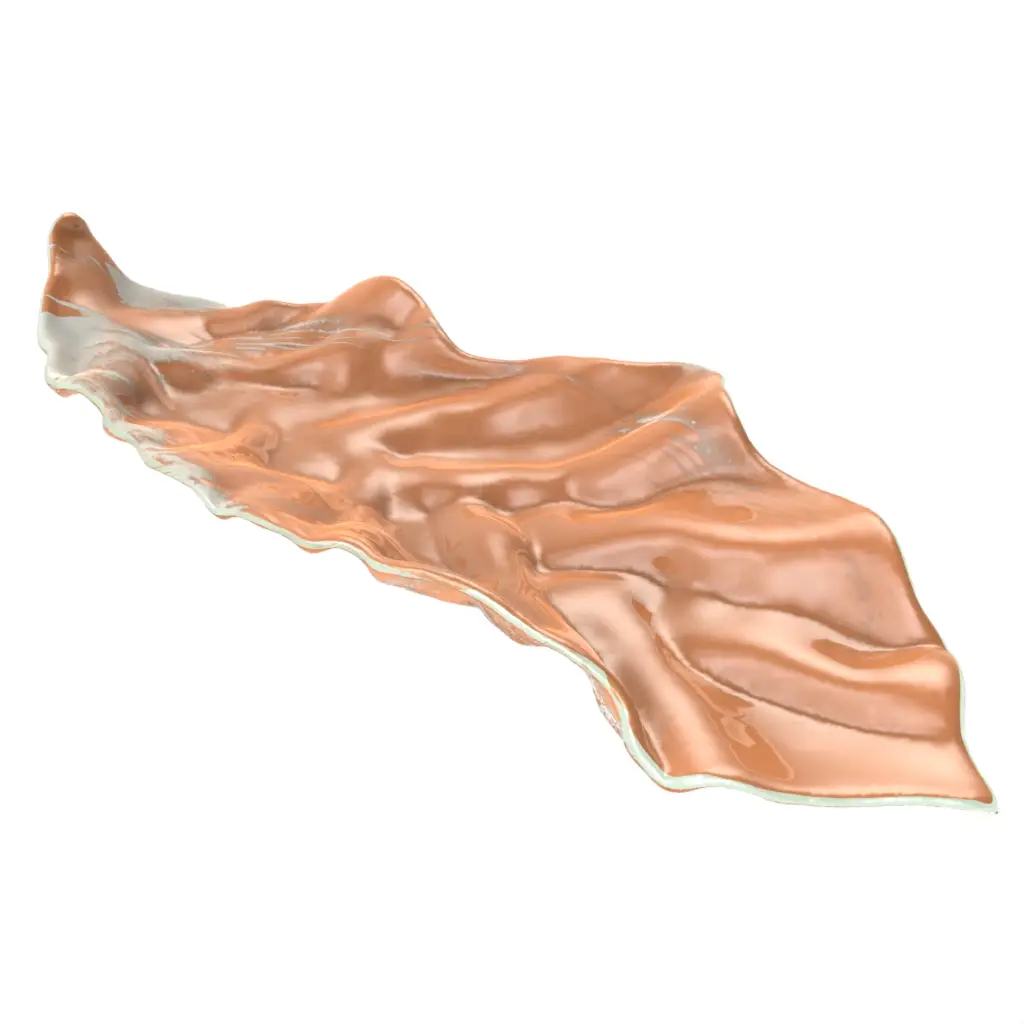 Designer Fruit Bowl in Apricot Crush - Welcome Amenities - 3/4 View