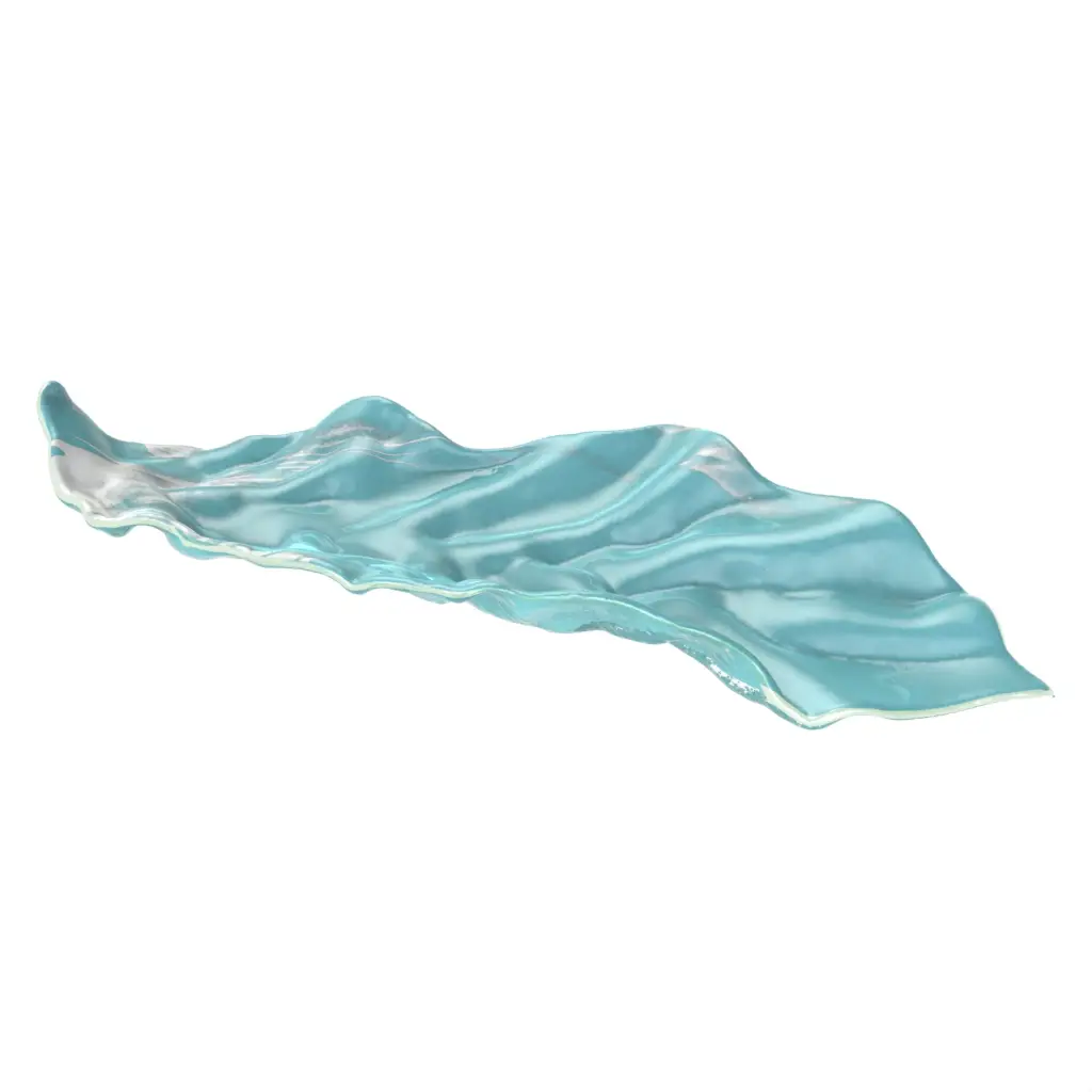 Designer Fruit Bowl in Porcelain Blue - Welcome Amenities - 3/4 View