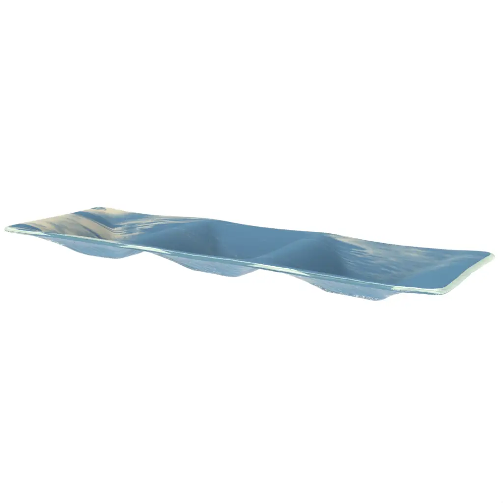 Designer Fruit Bowl in Niagara Blue - Welcome Amenities - 3/4 View