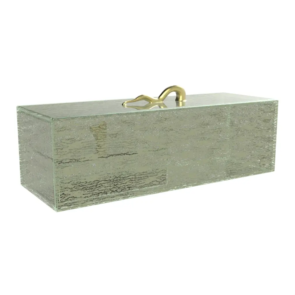 Food Amenity Box in Mint Green - Welcome Amenities - 3/4 View