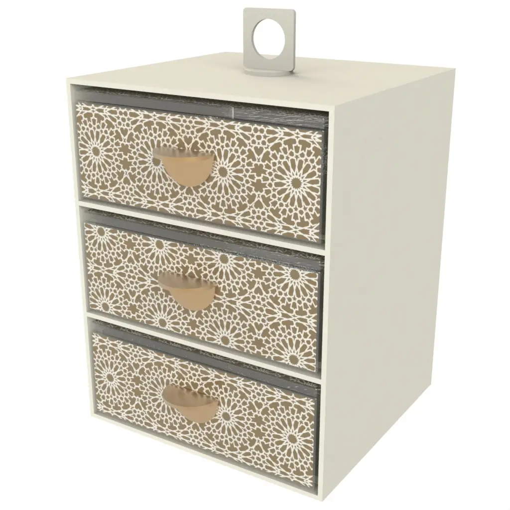 Jubako Bento Box in Birch White - Specialty Serveware - 3/4 View