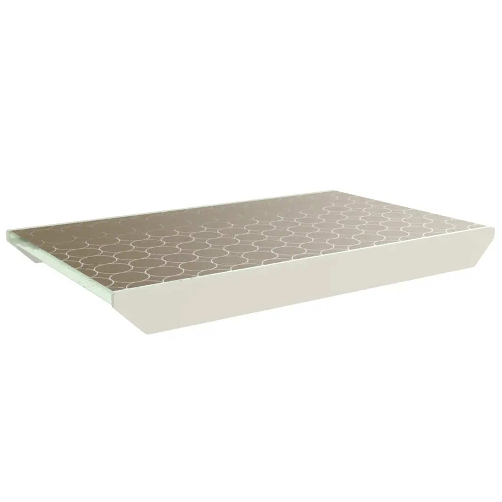 Modern Accent Tray in Olive Green - Hotel Room Decor - 3/4 View