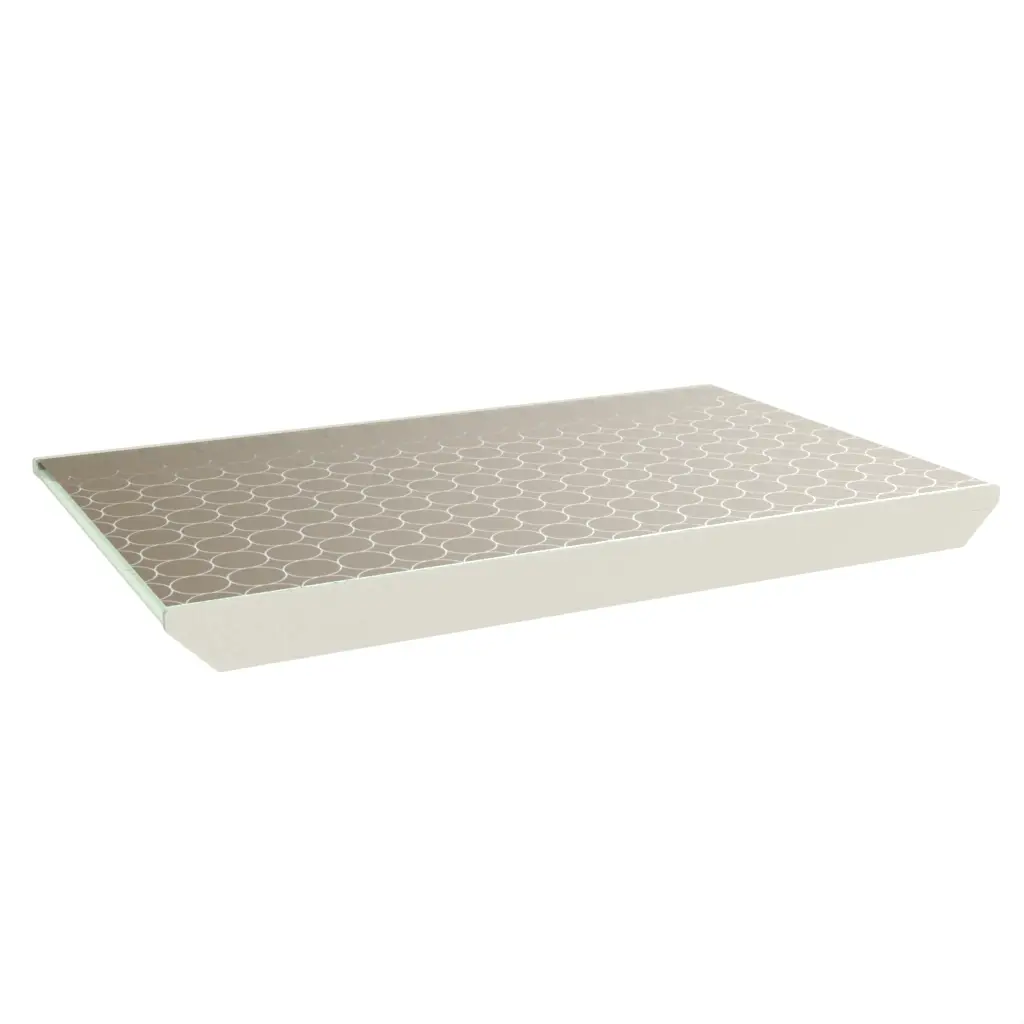 Modern Accent Tray in Olive Green - Hotel Room Decor - 3/4 View