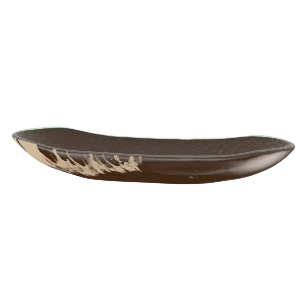 Modern Fruit Bowl in Golden Brown - Welcome Amenities - 3/4 View