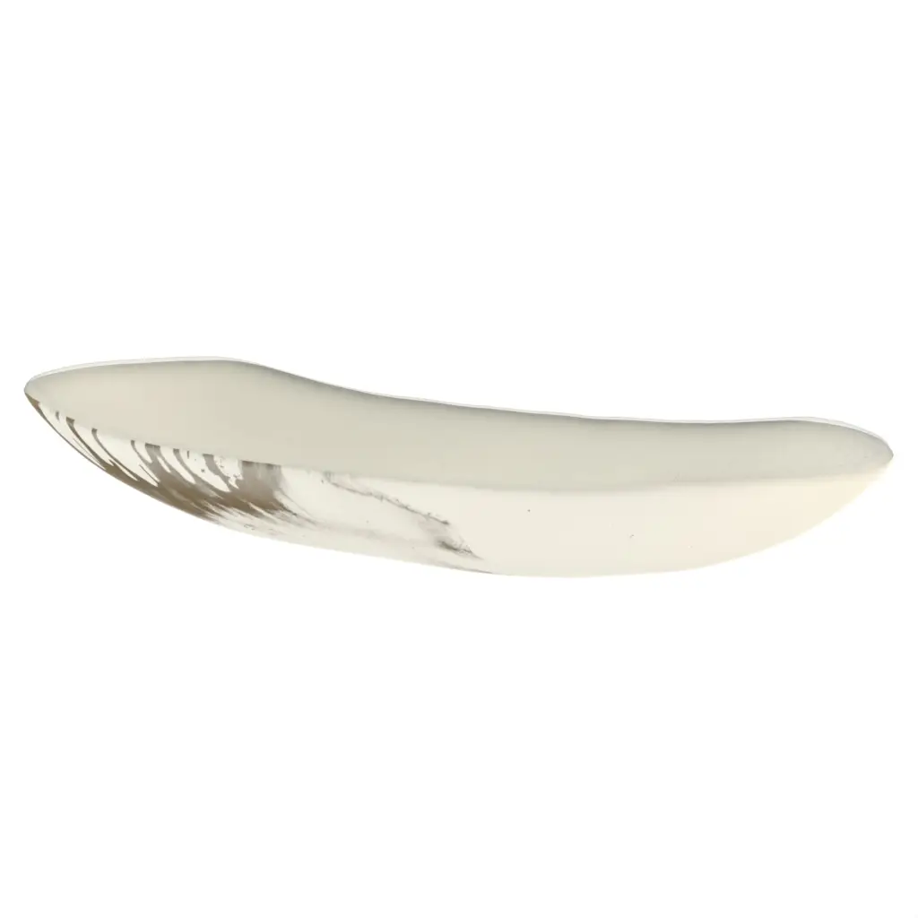 Modern Fruit Bowl in Birch White - Welcome Amenities - 3/4 View