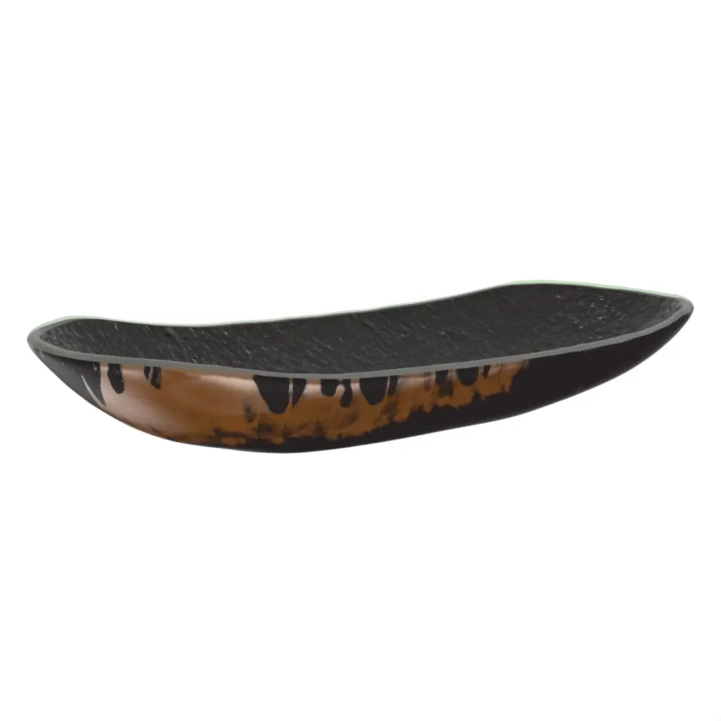 Modern Fruit Bowl in Black - Welcome Amenities - 3/4 View