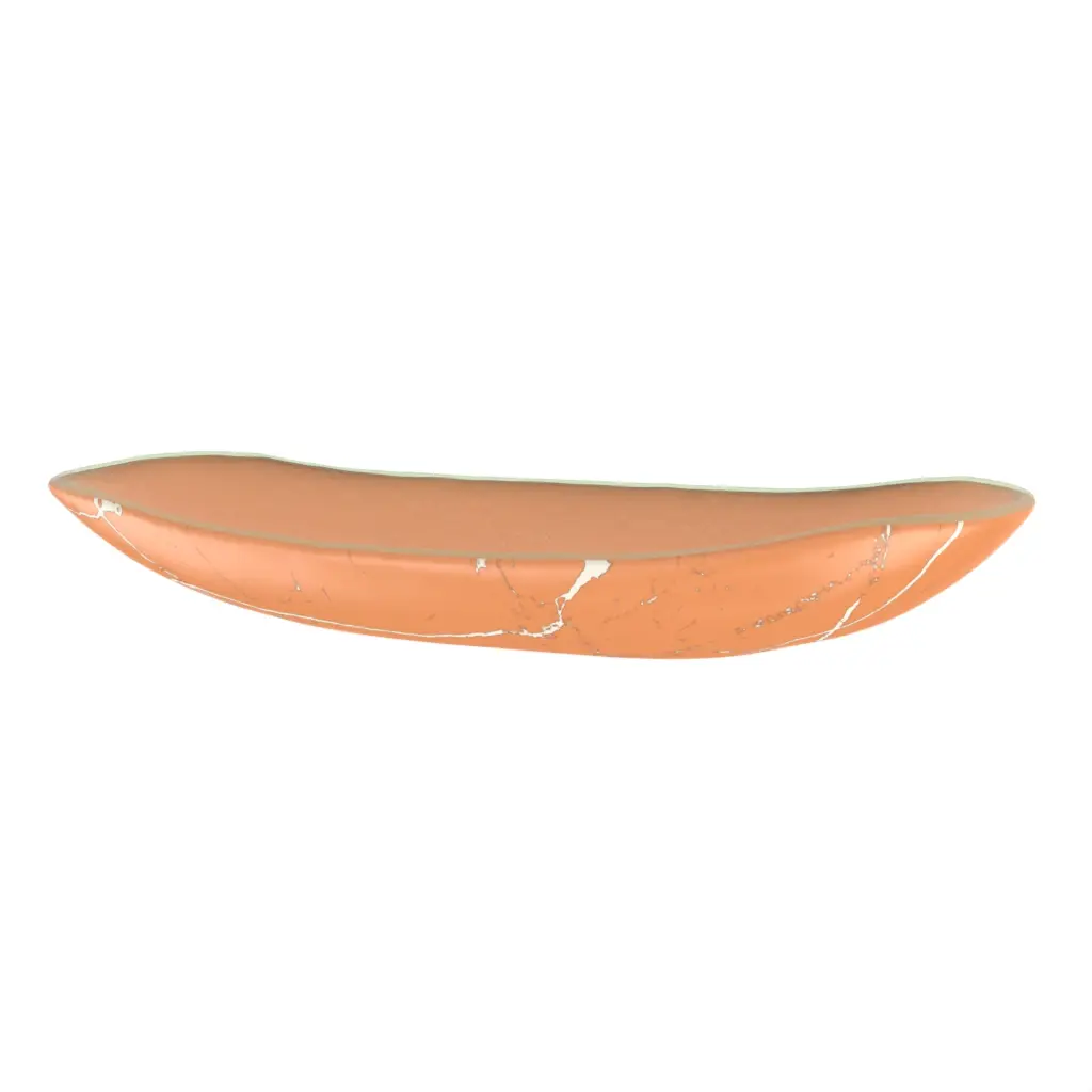 Modern Fruit Bowl in Apricot Crush - Welcome Amenities - 3/4 View