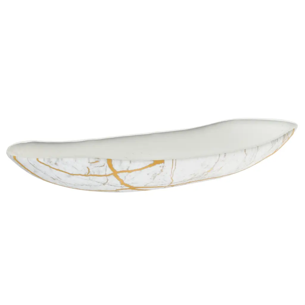 Modern Fruit Bowl in Milk White - Welcome Amenities - 3/4 View