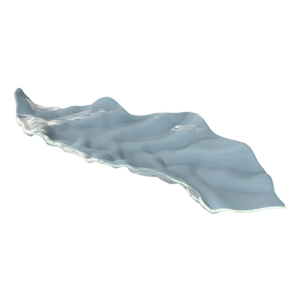 Unusual Fruit Bowl in Light Blue - Welcome Amenities - 3/4 View