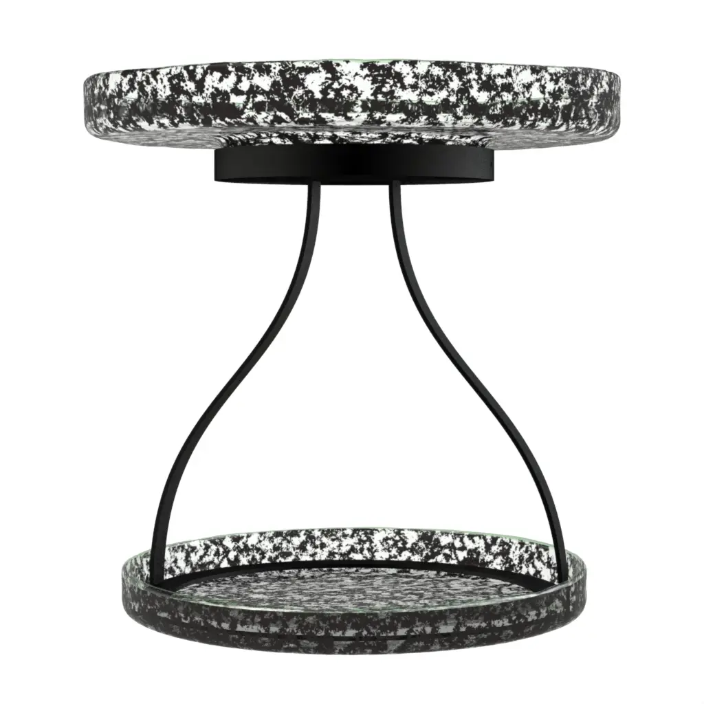 Seafood Tower Set - Specialty Serveware | MyGlassStudio - 3/4 View