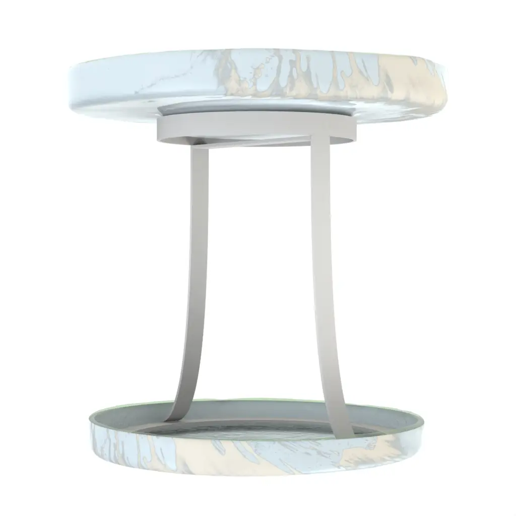 2 Tier Seafood Tower Set - Specialty Serveware | MyGlassStudio - 3/4 View