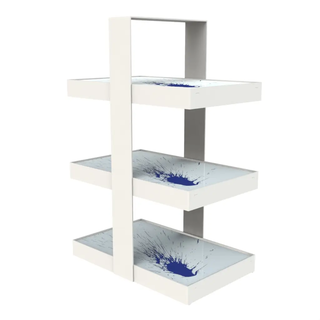 Afternoon Tea Tier Stand in Light Blue - Tea Stands - 3/4 View