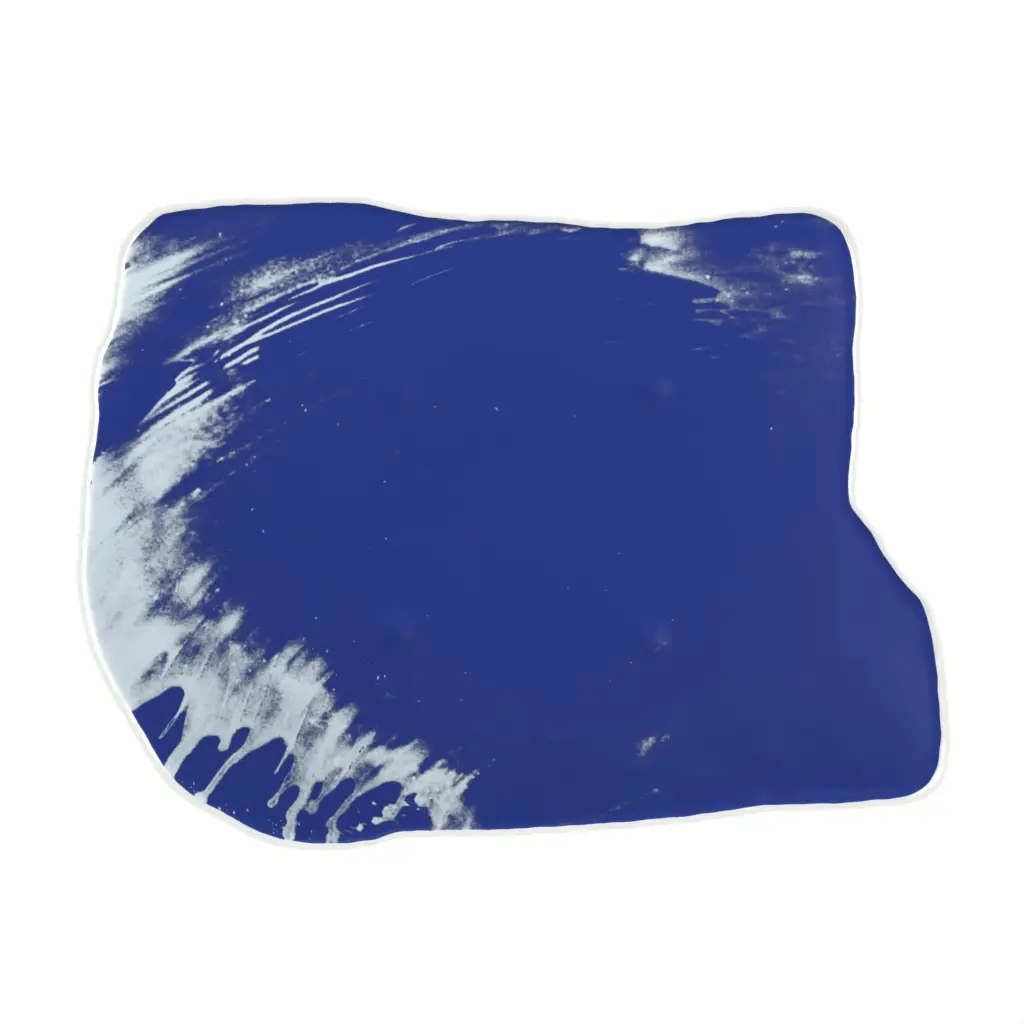 Appetizer Serving Platter in Cobalt Blue - Serving Dishes - 3/4 View