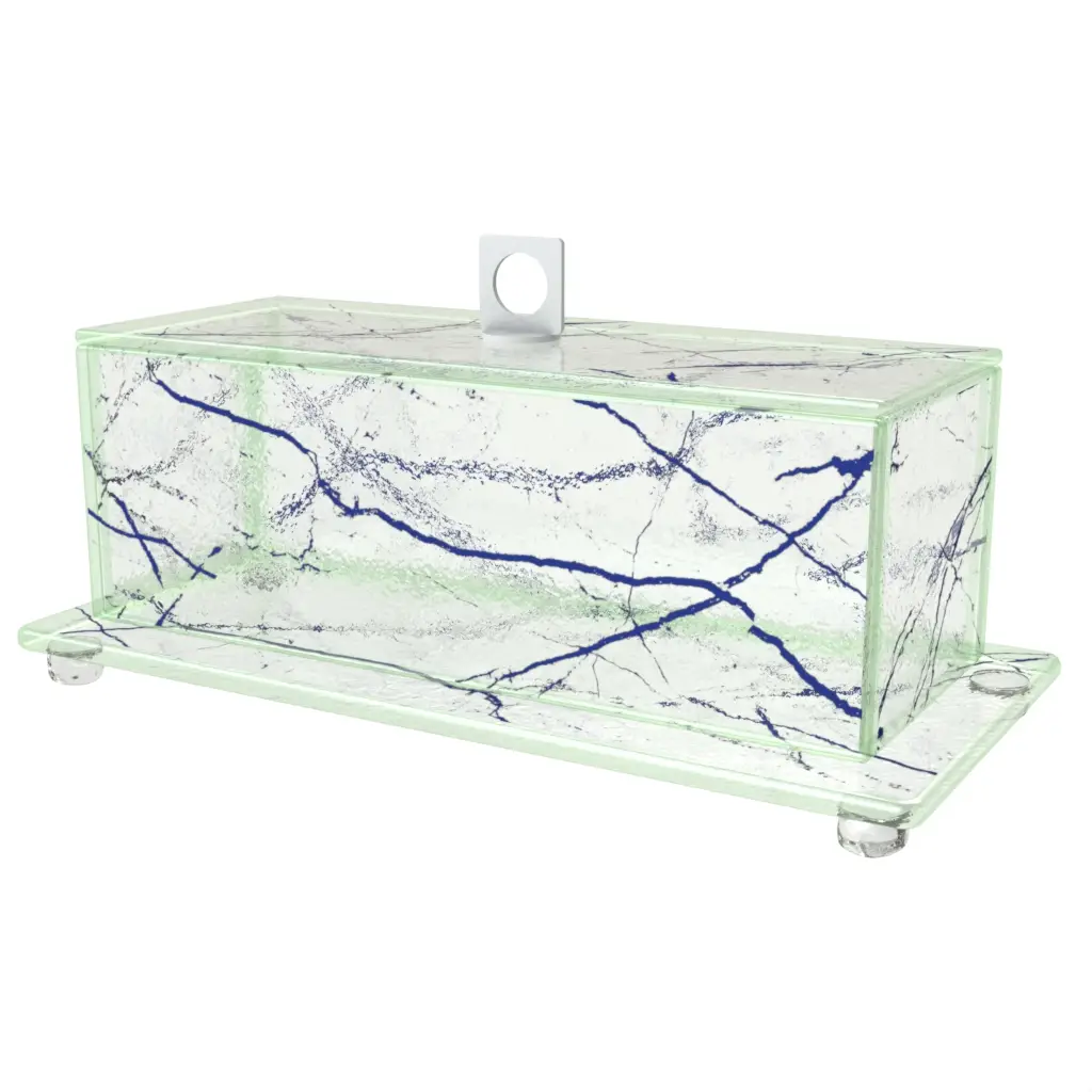 Cloche Food Cover - Welcome Amenities | MyGlassStudio - 3/4 View