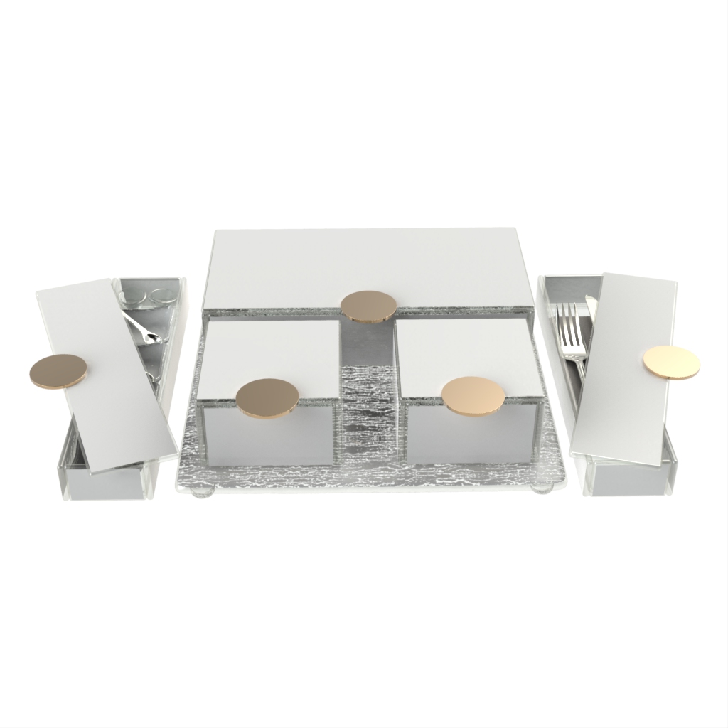 Cutlery Case - Dining Table Setting | MyGlassStudio