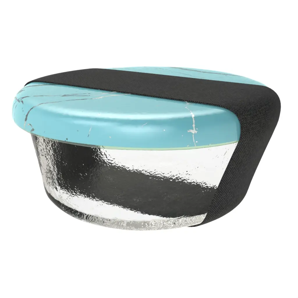 Lunch Box Design - Specialty Serveware | MyGlassStudio - 3/4 View