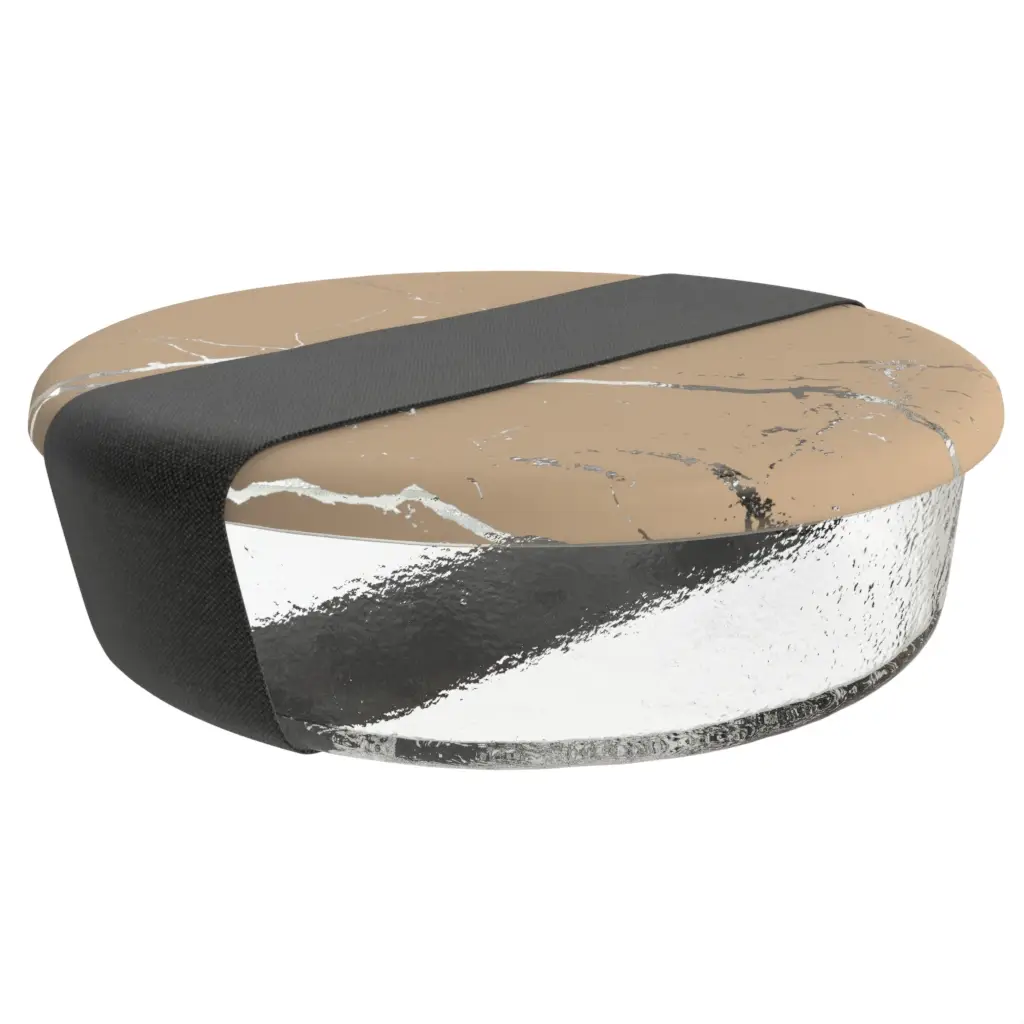 Lunch Box Design in Almond Beige - Specialty Serveware - 3/4 View