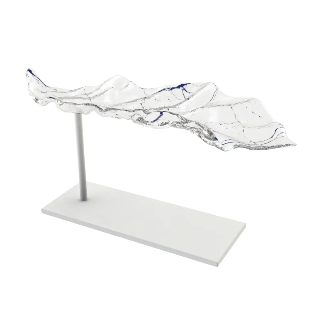 Marble Serving Tray - Hotel Room Decor | MyGlassStudio - 3/4 View