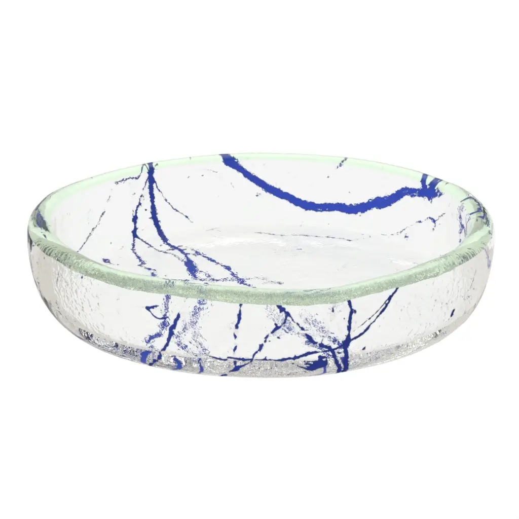 Mini Appetizer Plates - Catering Serveware | MyGlassStudio - 3/4 View