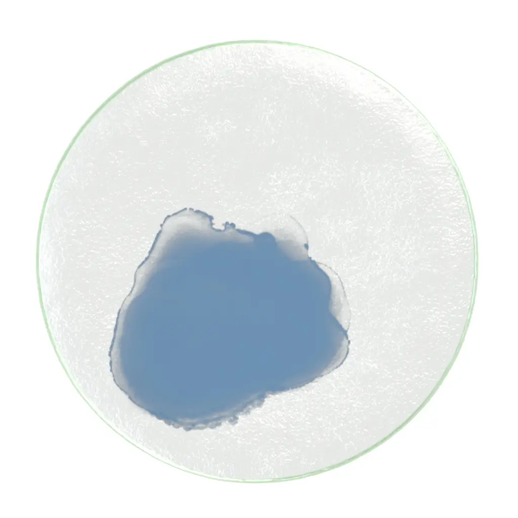 Modern Appetizer Plates - Side Plates | MyGlassStudio - 3/4 View