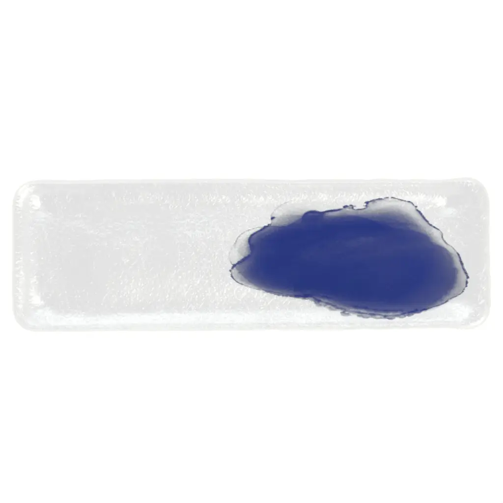 Modern Appetizer Plates - Side Plates | MyGlassStudio - 3/4 View