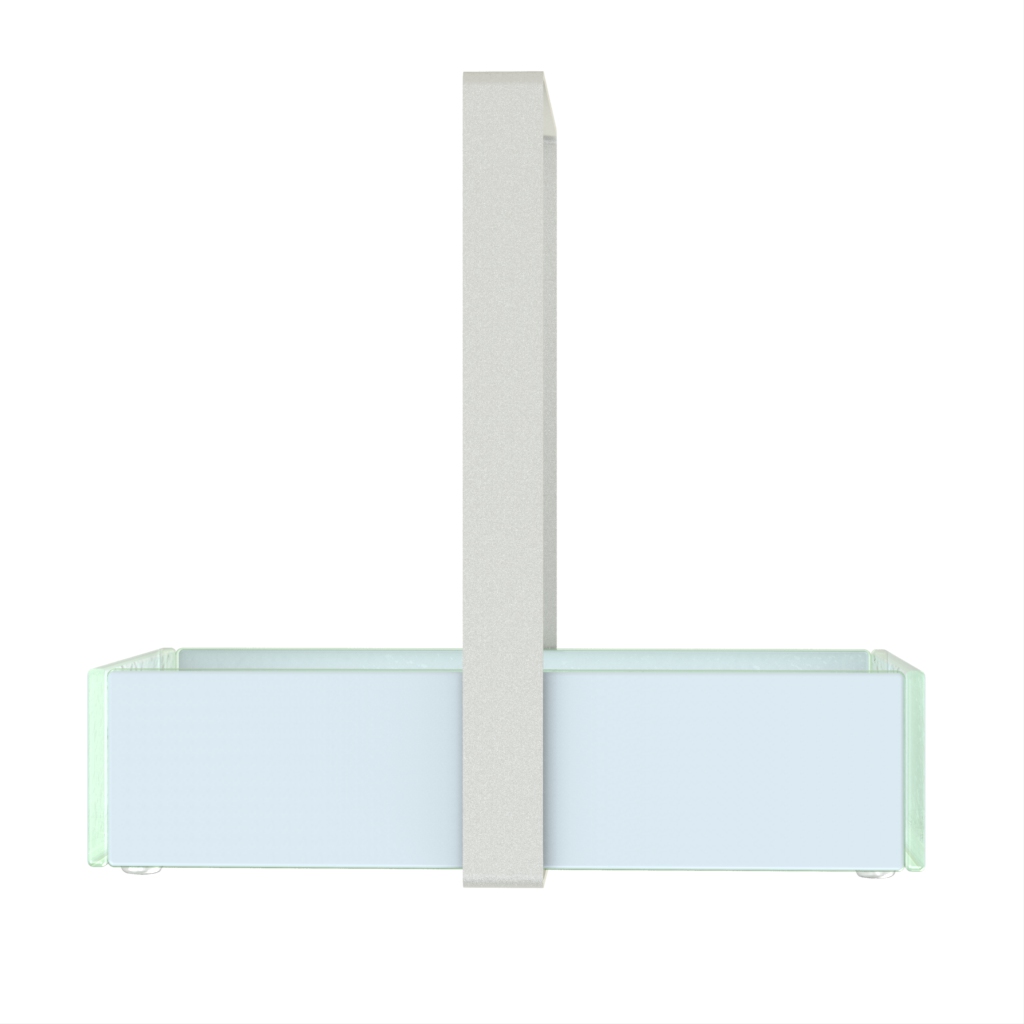 Modern Bread Basket - Table Accessories | MyGlassStudio - Side View
