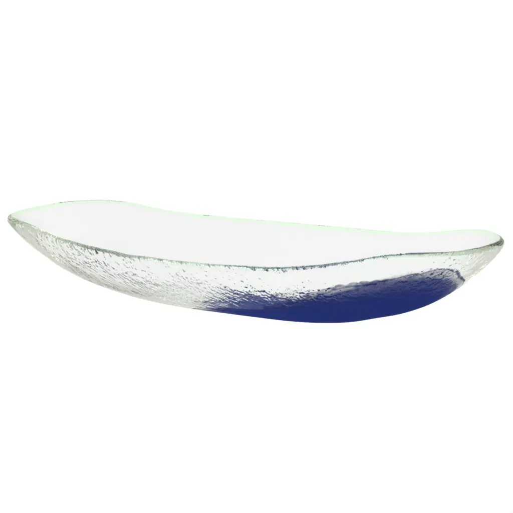 Modern Fruit Bowl in Cobalt Blue - Welcome Amenities - 3/4 View