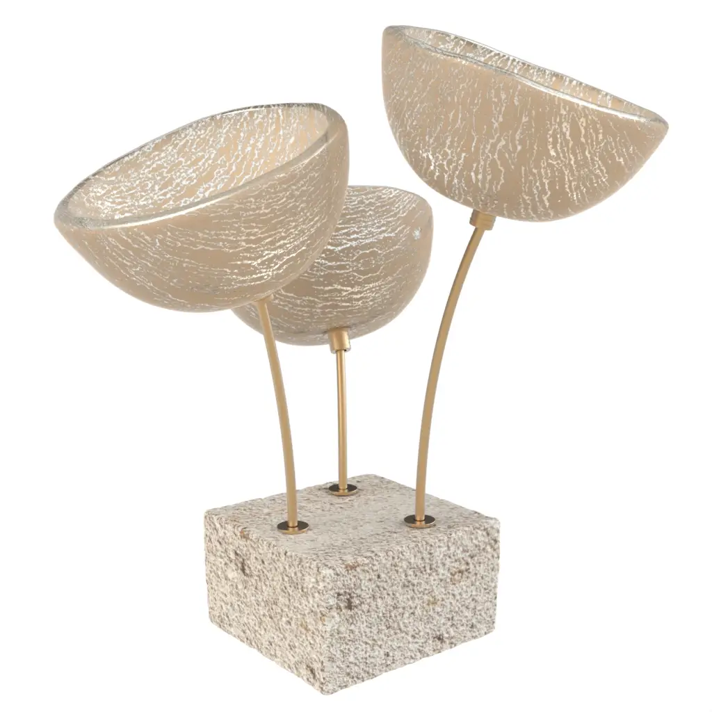 Nut Dish in Almond Beige - Snacks Serveware - 3/4 View