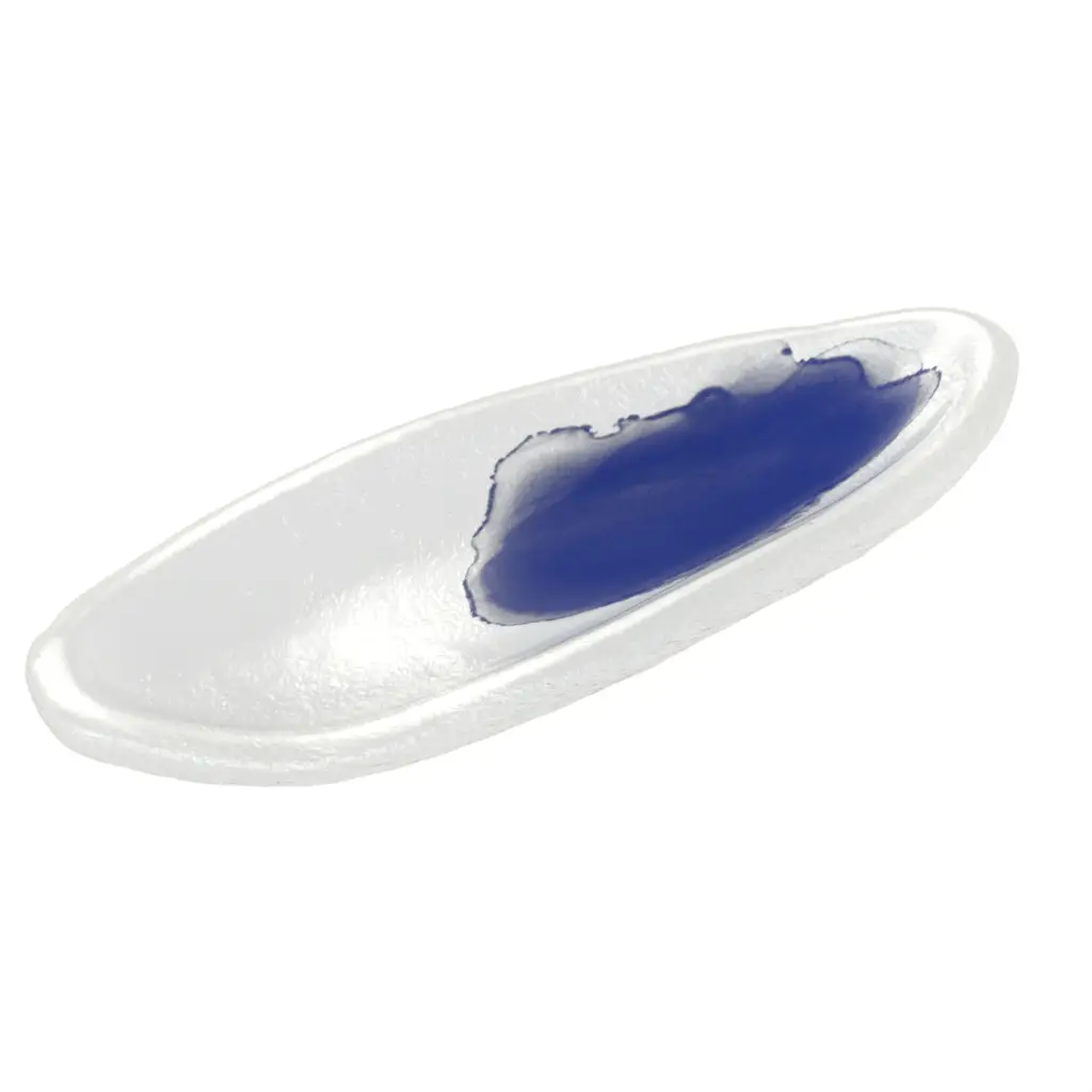 Olive Boat Serving Dish - Snacks Serveware | MyGlassStudio - 3/4 View