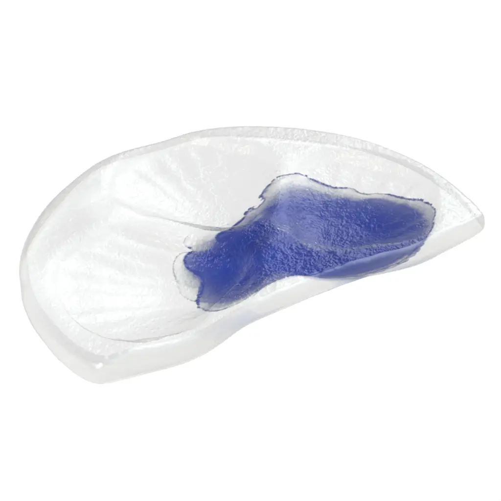 Oyster Serving Plate in Cobalt Blue - Specialty Dinnerware - 3/4 View