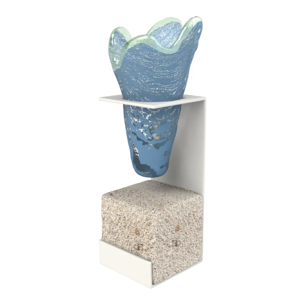 Restaurant Bud Vases - Table Accessories | MyGlassStudio - 3/4 View