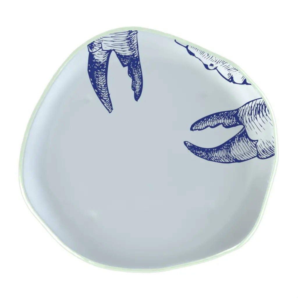 Restaurant Dinner Plates - Restaurant Plates | MyGlassStudio - 3/4 View