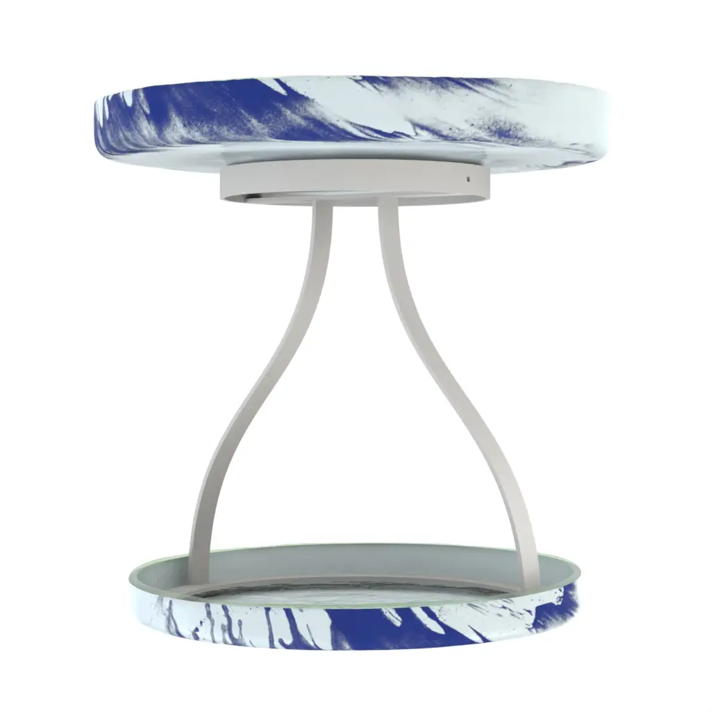 Seafood Tower - Specialty Serveware | MyGlassStudio - 3/4 View