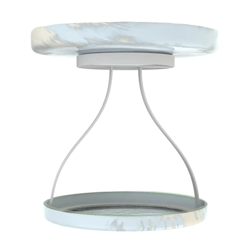 Seafood Tower - Specialty Serveware | MyGlassStudio - 3/4 View