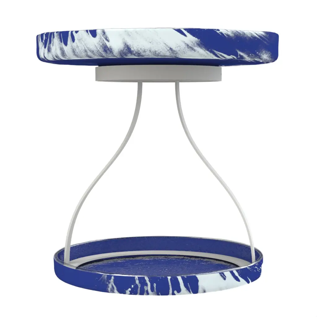 Seafood Tower in Cobalt Blue - Specialty Serveware - 3/4 View