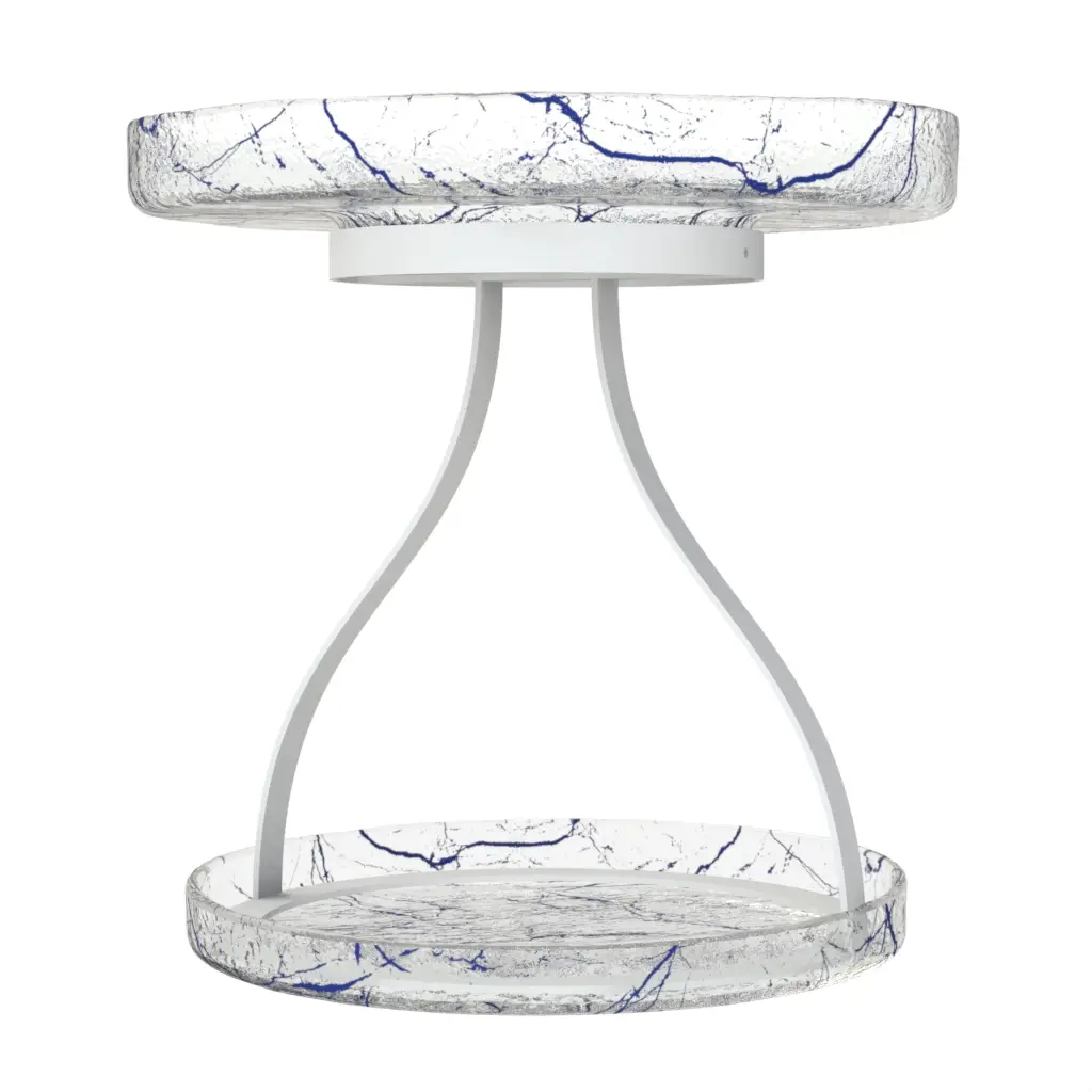 Seafood Tower - Specialty Serveware | MyGlassStudio - 3/4 View