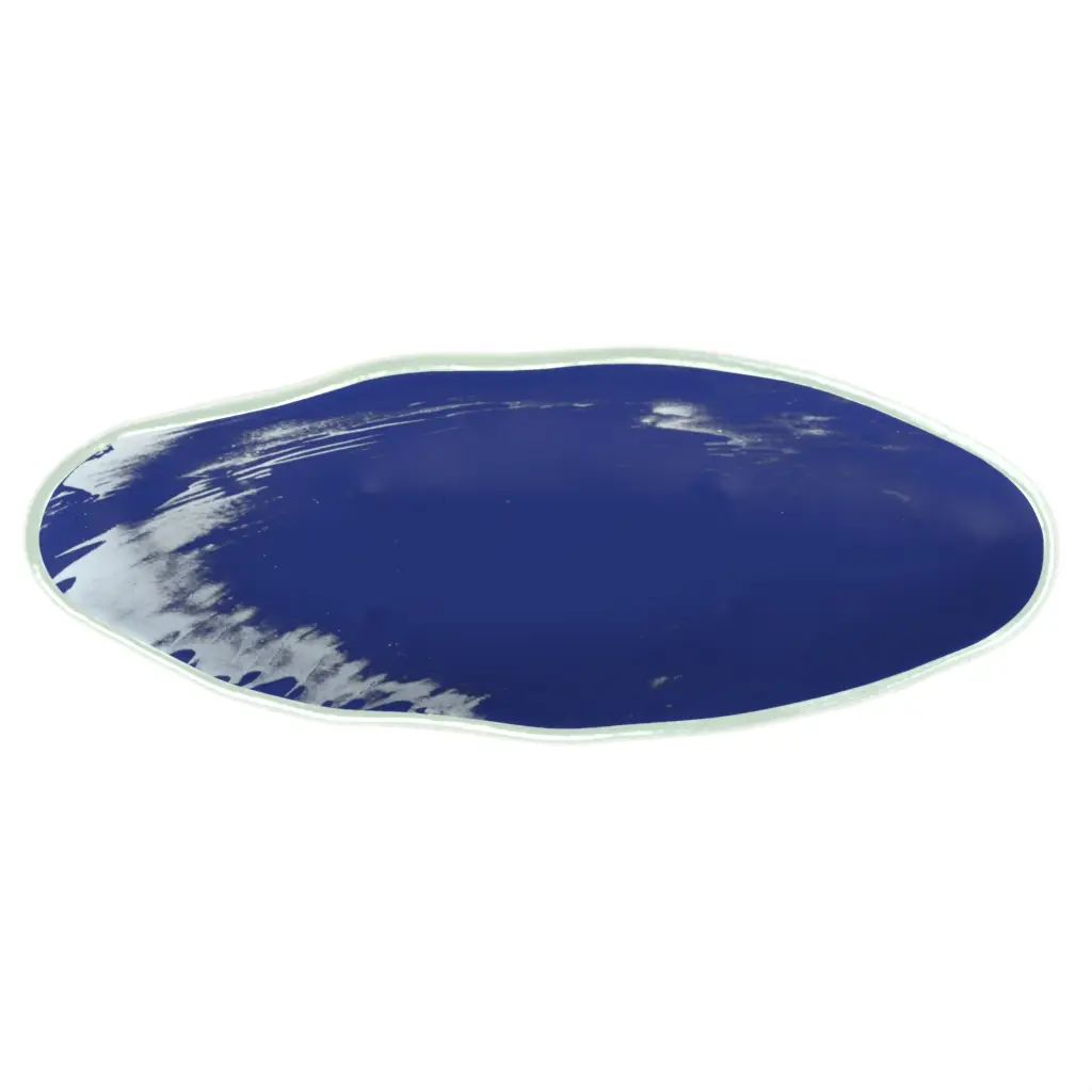 Serving Dish For Appetizers in Cobalt Blue - Serving Dishes - 3/4 View