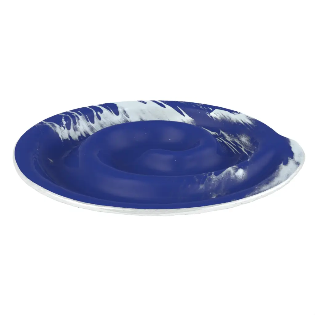 Spiral Dish in Cobalt Blue - Sharing Platters and Plates - 3/4 View