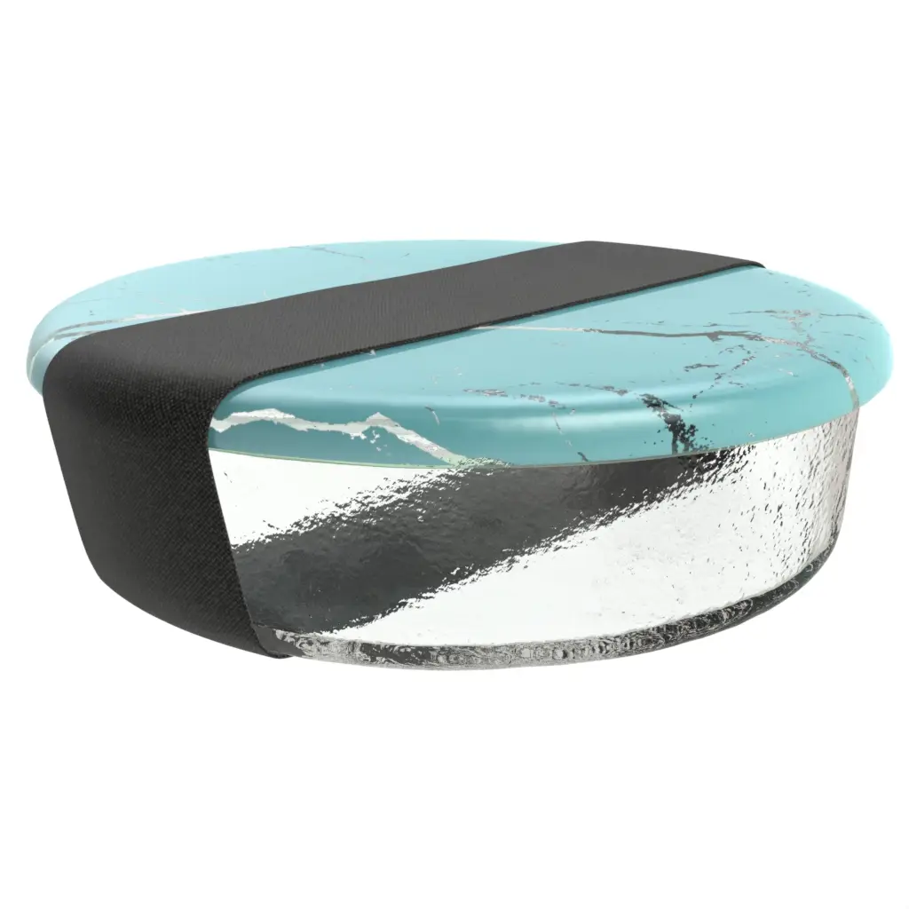 Stylish Lunchbox - Specialty Serveware | MyGlassStudio - 3/4 View
