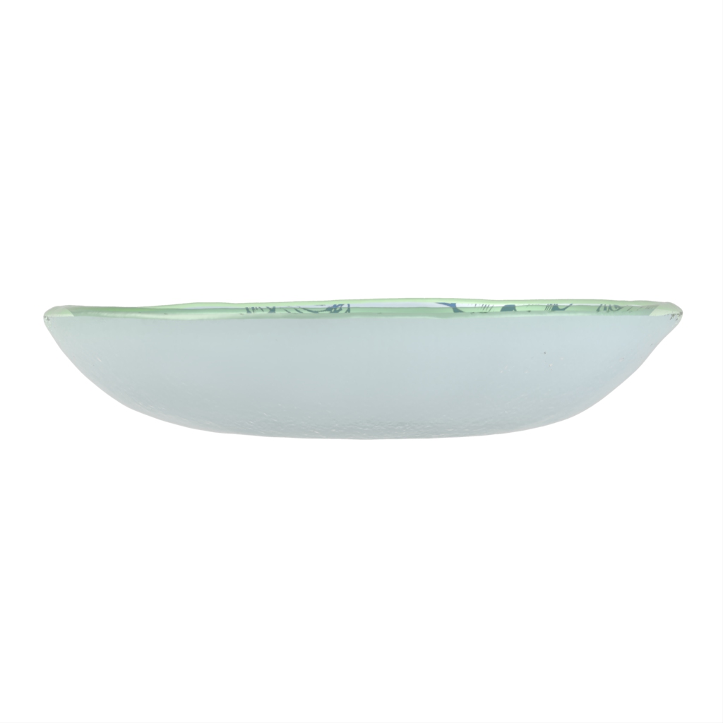 Tapas Serving Dishes - Side Plates | MyGlassStudio - Side View