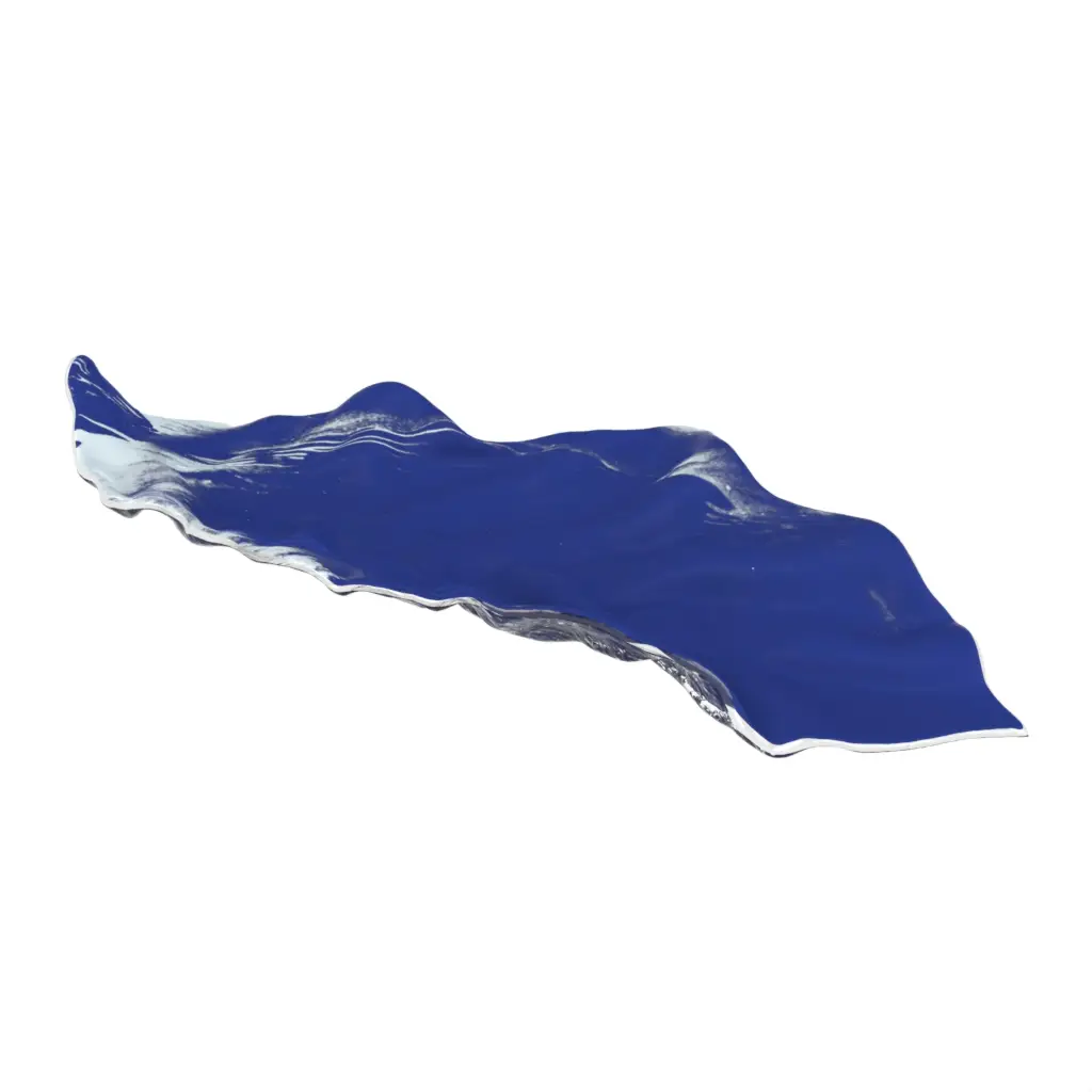 Unique Fruit Bowl in Cobalt Blue - Welcome Amenities - 3/4 View