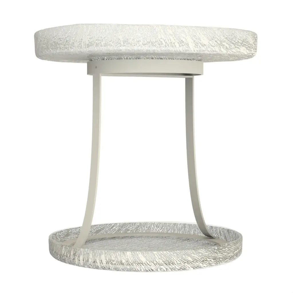 2 Tier Seafood Tower Set in Birch White - Specialty Serveware - 3/4 View