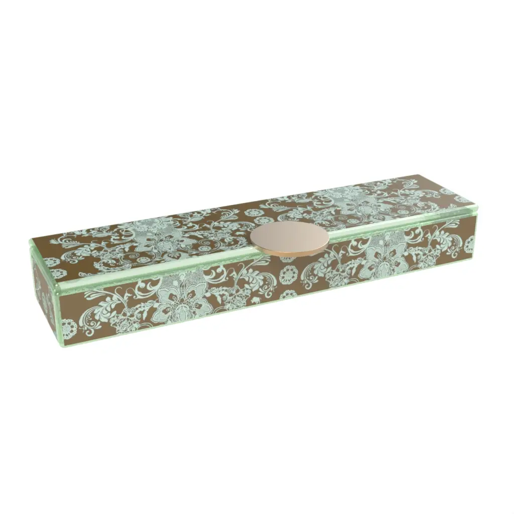 Bento Box Plate in Misty Blue - Specialty Serveware - 3/4 View
