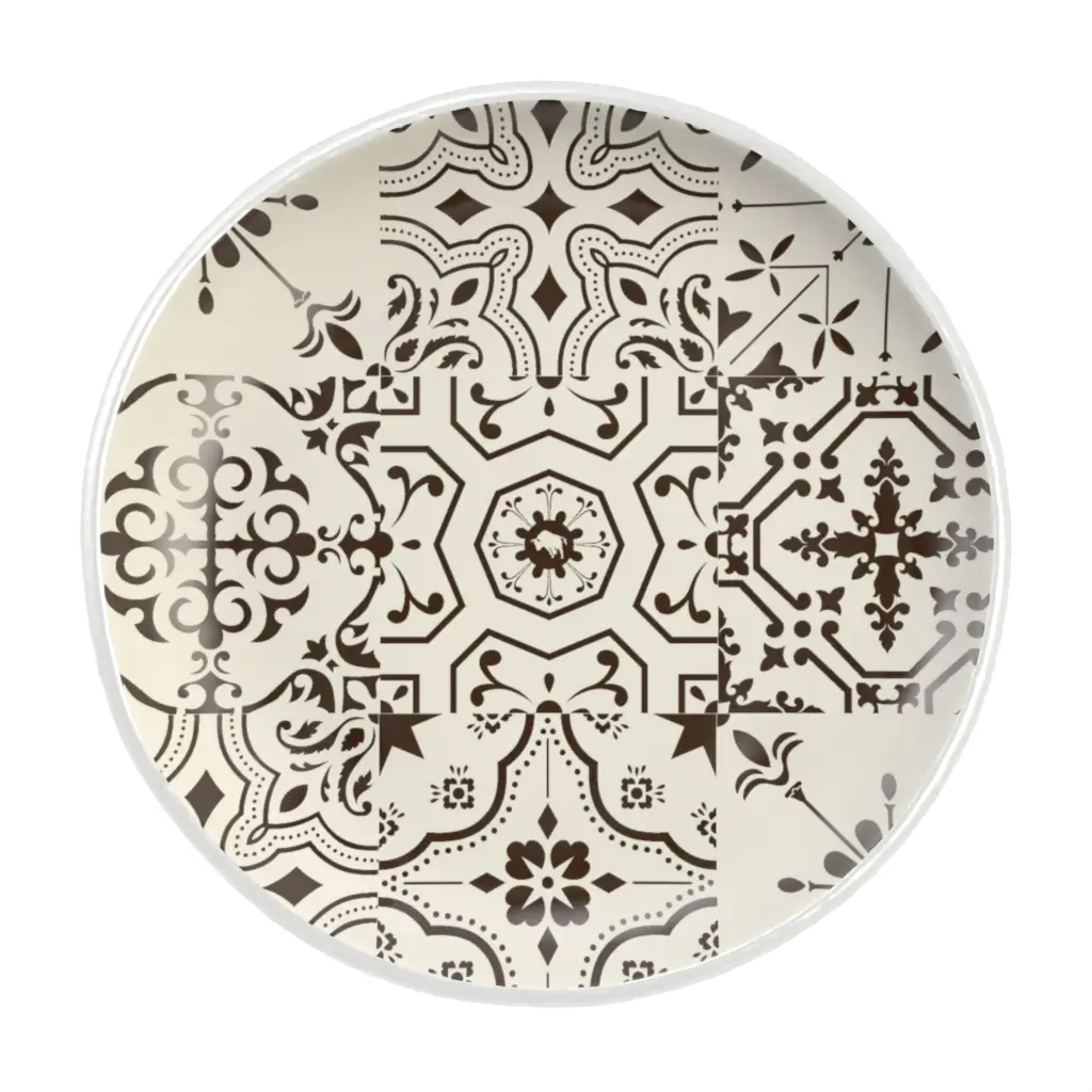 Bread Plate in Birch White - Bread & Butter - 3/4 View
