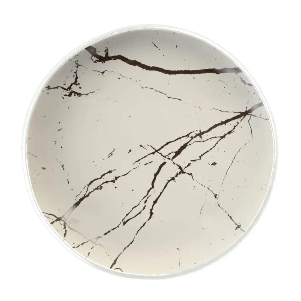 Bread Plate in Birch White - Bread & Butter - 3/4 View